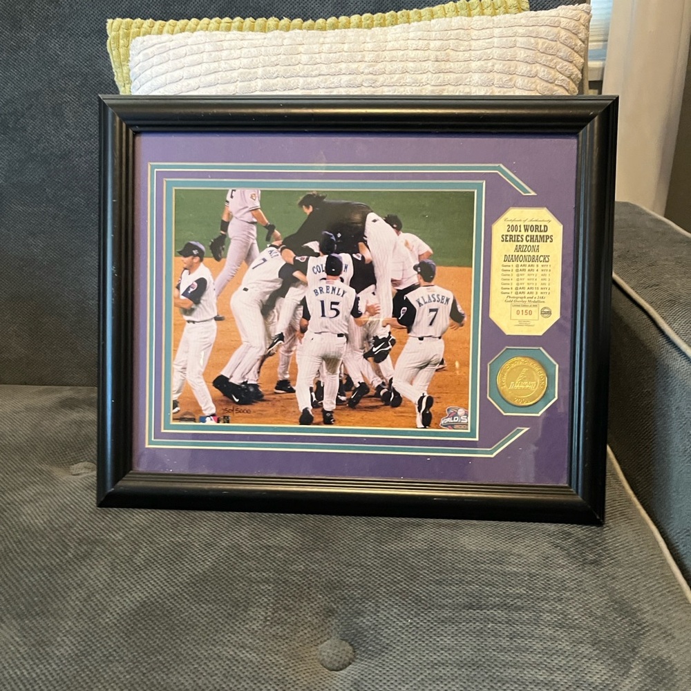 Arizona Diamondbacks World Series Celebration with Black Frame